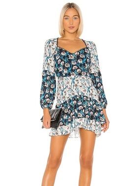 kailee texture long sleeve midi dress Elliatt Women's Kailee Texture Long Sleeve Midi Dress - Natural